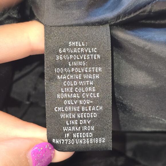 Mossimo Tweed Jacket Womens Small Short Sleeve Button Up Blazer Top Career Work - Picture 4 of 9